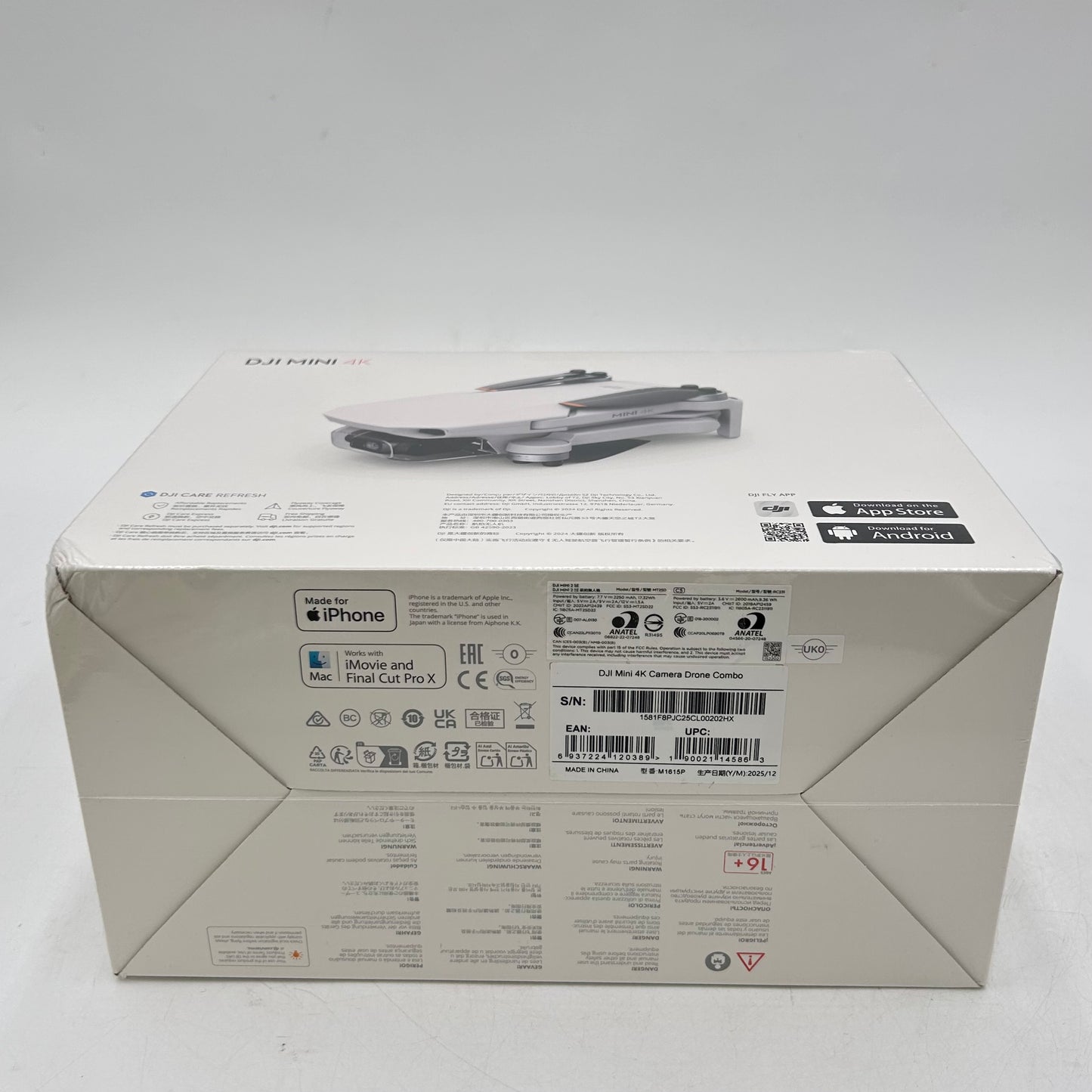 New DJI Mini 4K Camera Drone Bundle M1615