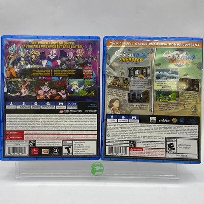 Lot of 2 Sony PlayStation 4 PS4 Games Dragon Ball Fighter Z | Scribble Nauts