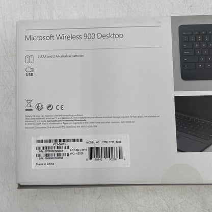 New Microsoft Wireless 900 Desktop PT3-00001