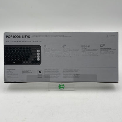 New Logitech Pop Icon Keys Wireless Keyboard 920-013051