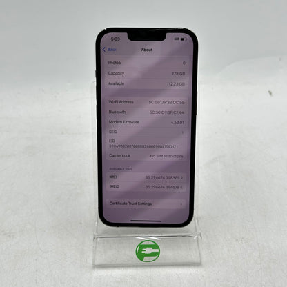 Factory Unlocked Apple iPhone 13 Pro 128GB Graphite MLTP3LL/A