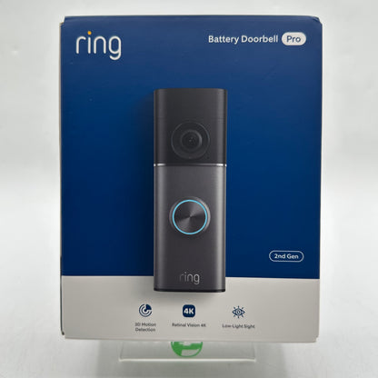 New Ring Battery Doorbell Pro 5DFYA6 Deep Silver