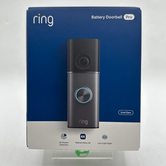 New Ring Battery Doorbell Pro 5DFYA6 Deep Silver