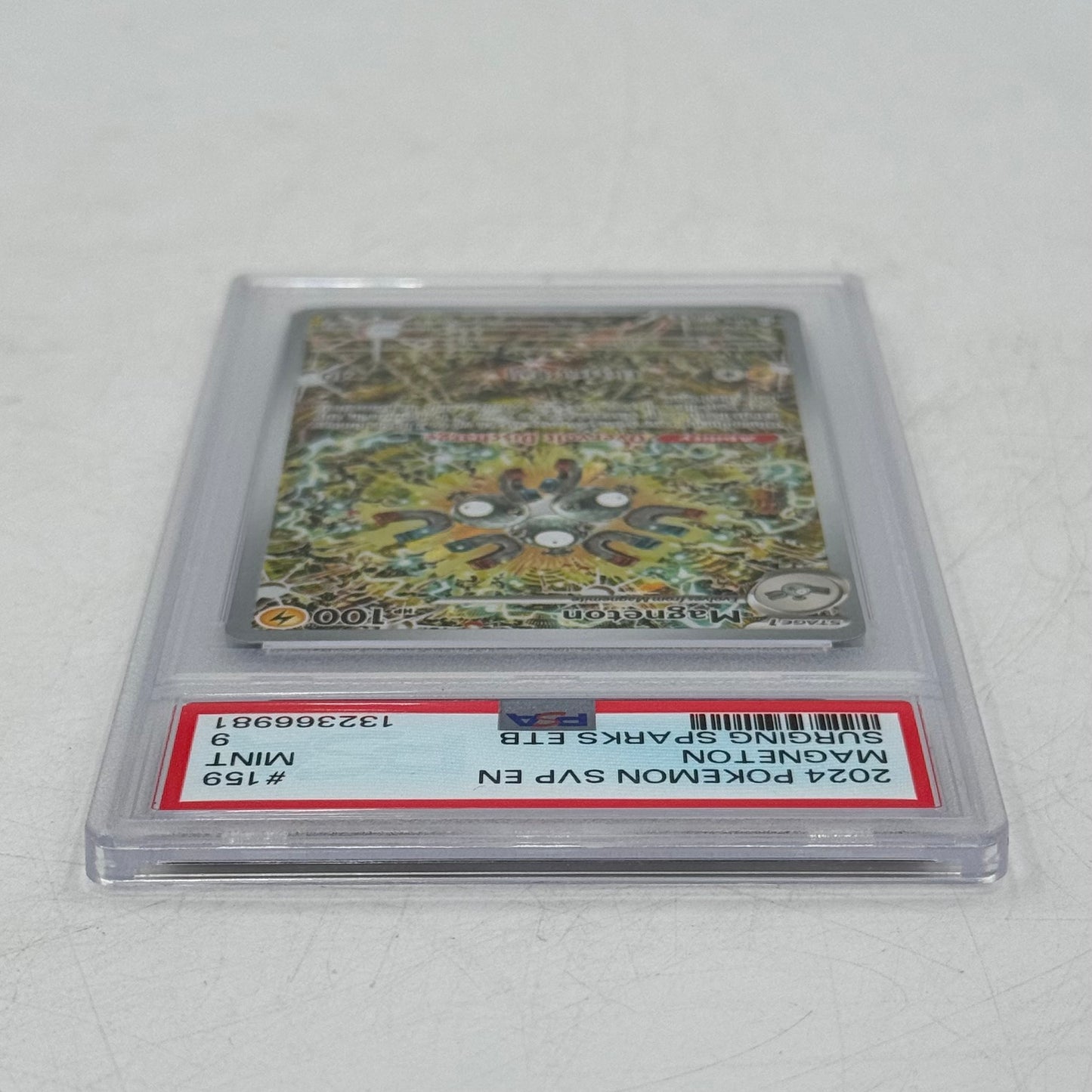 Pokémon TCG Surging Sparks Magneton 159 Holo English PSA 9 Mint