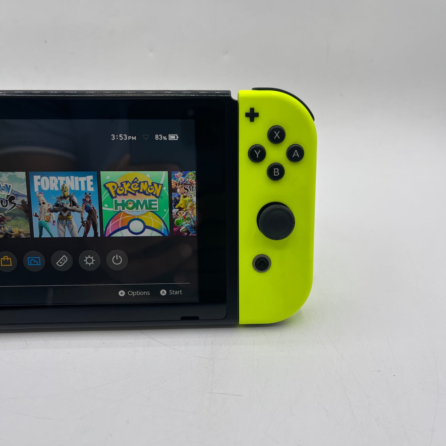 Nintendo Switch v1 Console Gaming System HAC-001 Blue/Neon Yellow