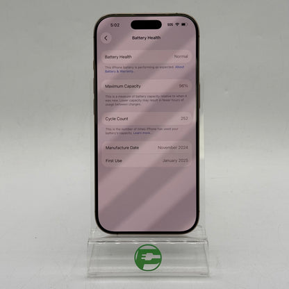 Factory Unlocked Apple iPhone 16 Pro 256GB Desert Titanium MYMJ3LL/A