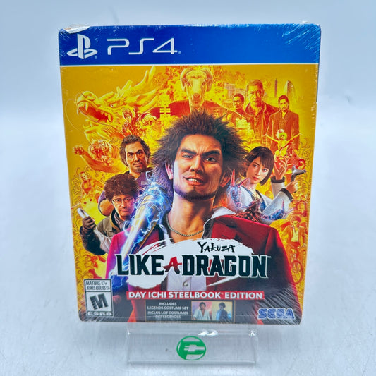 New Yakuza:Like A Dragon [Day Ichi Steelbook Edition] (Sony PlayStation 4, 2020)