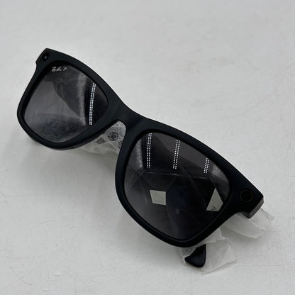 Ray-Ban Meta Wayfarer Gen 1 Matte Black Polarized RW4008 601ST3 AI Smart Glasses