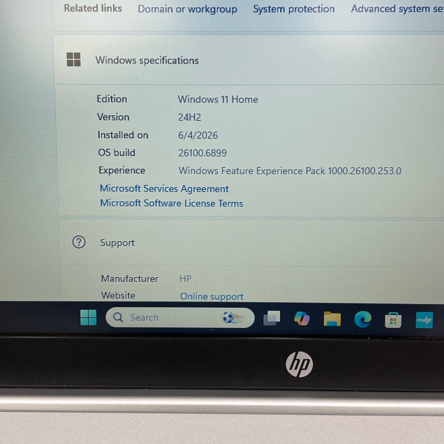 HP Laptop 15-FD0113DX 15.6" i3-N305 1.8GHz 8GB RAM 128GB SSD