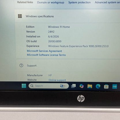 HP Laptop 15-FD0113DX 15.6" i3-N305 1.8GHz 8GB RAM 128GB SSD