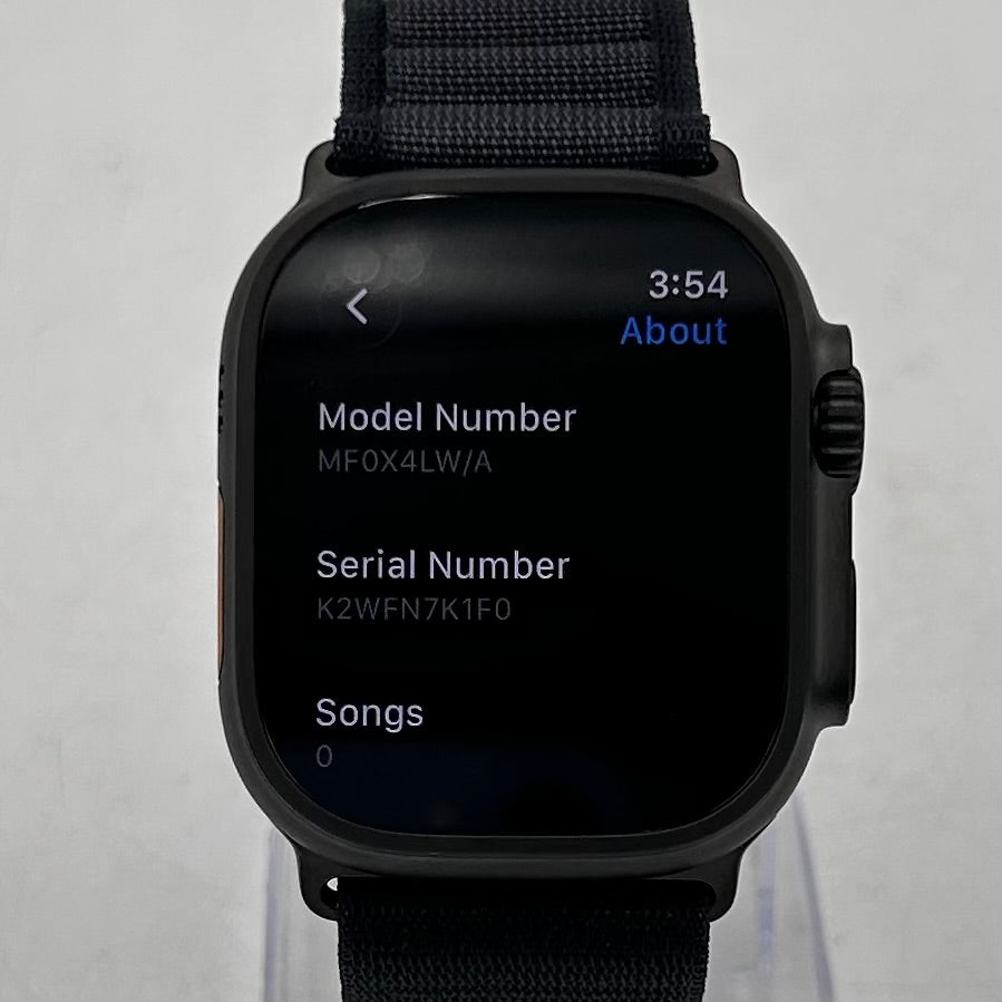 Unlocked Apple Watch Ultra 3 49MM Black Titanium Black Alpine Loop MF0X4LW/A