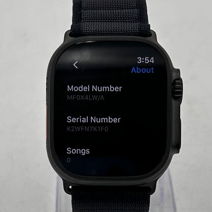 Unlocked Apple Watch Ultra 3 49MM Black Titanium Black Alpine Loop MF0X4LW/A