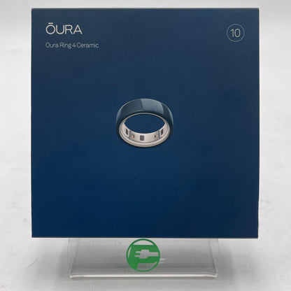 Oura Ring 4 Size 10 Midnight Ceramic Smart Ring JZ90-57455-10