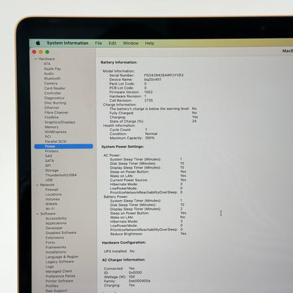 2020 Apple MacBook Air 13.3" M1 7C GPU 3.2GHz 8GB RAM 256GB SSD A2337