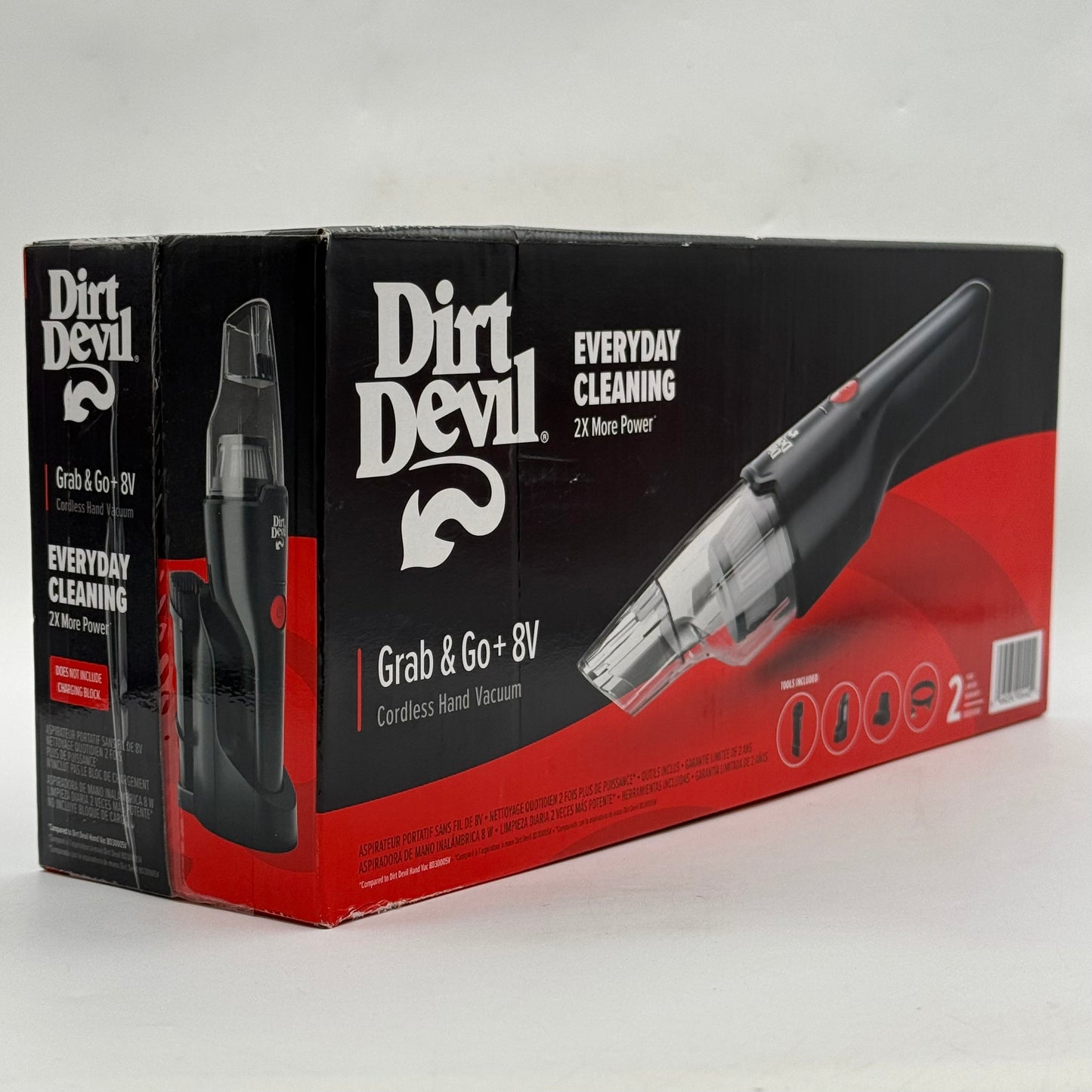 New Dirt Devil Grab & GO BD30100V 8V Cordless Hand Vacuum