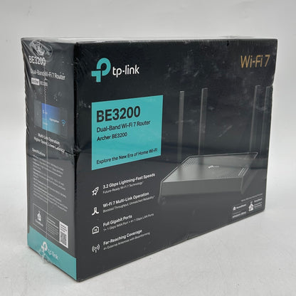 New TP-Link Archer BE3200 Dual Band WiFi 7 Router