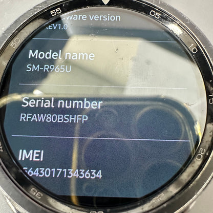 Factory Unlocked Samsung Galaxy Watch6 Classic Aluminum SM-R965U