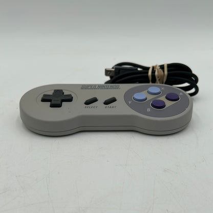 Super Nintendo SNES Original Wired Controller CLV-202 Gray