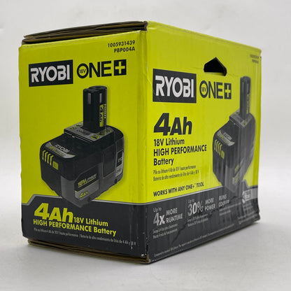 New Ryobi PBP004 18V 4Ah Lithium-Ion High Performance Battery