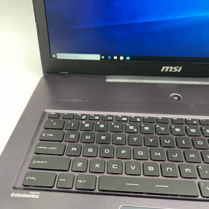 Broken MSI MS-1771 i7-4700HQ 2.4GHz 16GB RAM 128GB SSD 750GB HDD GTX 765M Bad Battery
