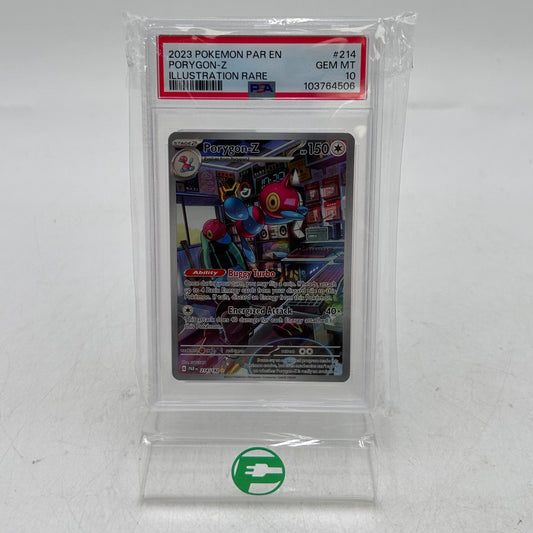 Pokémon TCG Scarlet & Violet Porygon-Z 214/182 Holo Textured ENG PSA 10