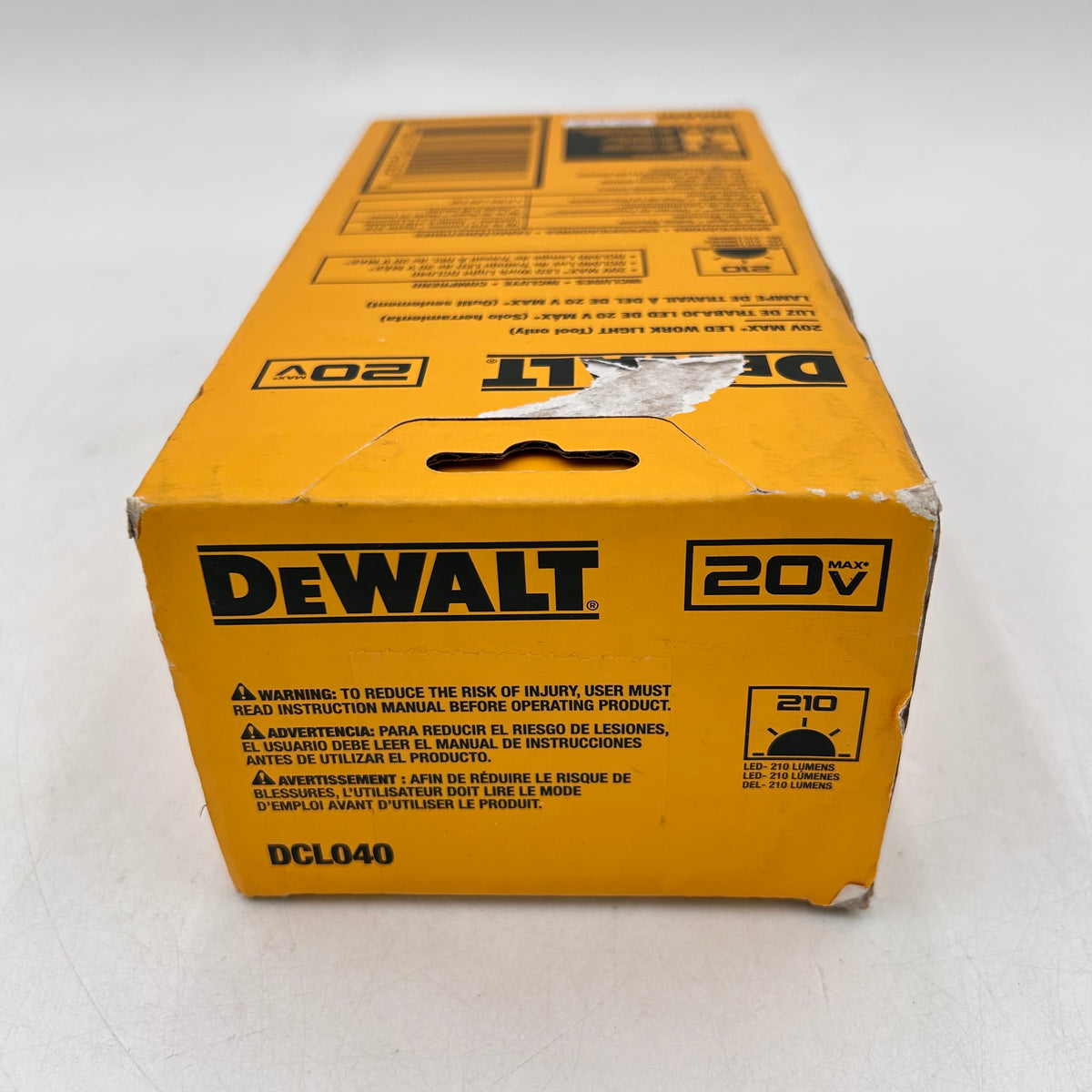 New DeWalt DCL040 20V MAX LED Work Light