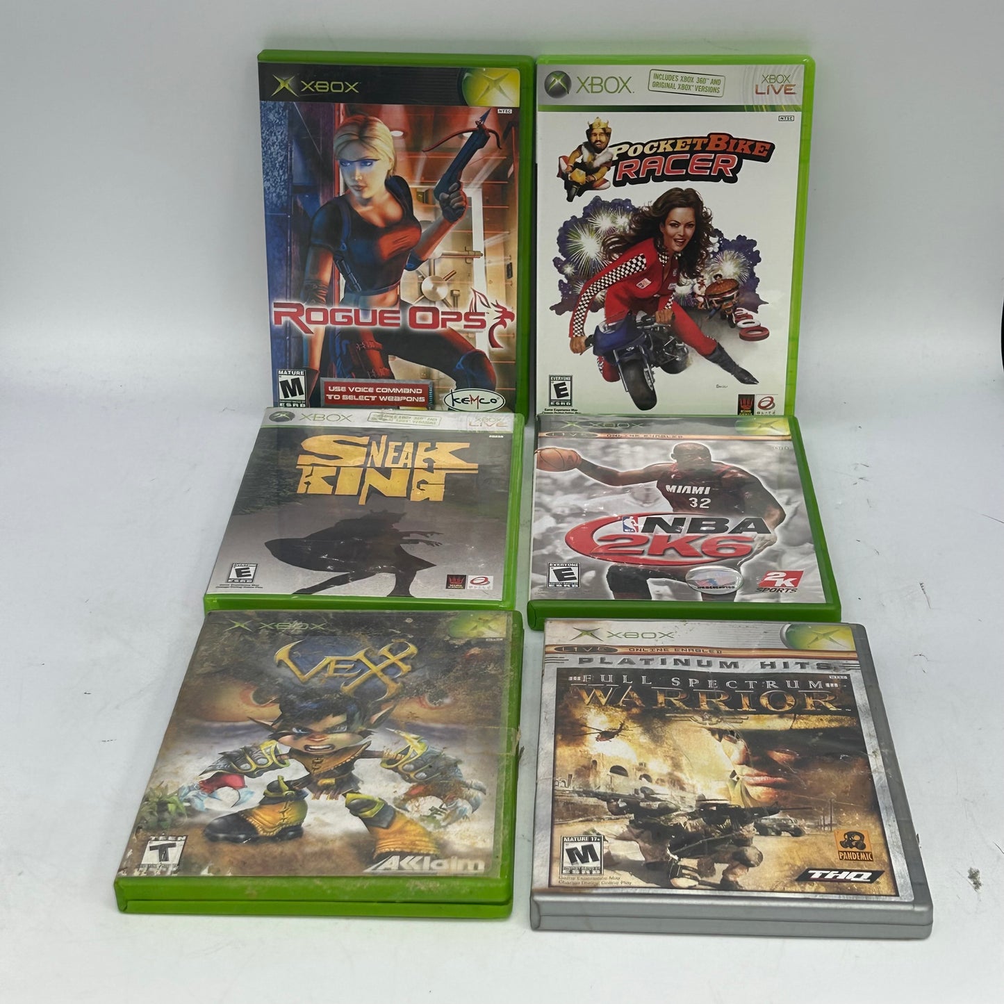 Lot of 7 Microsoft Original Xbox Games