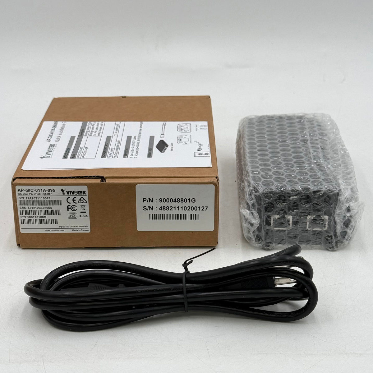 New VIVOTEK GE 95W PoH/PoE Injector 900048801G