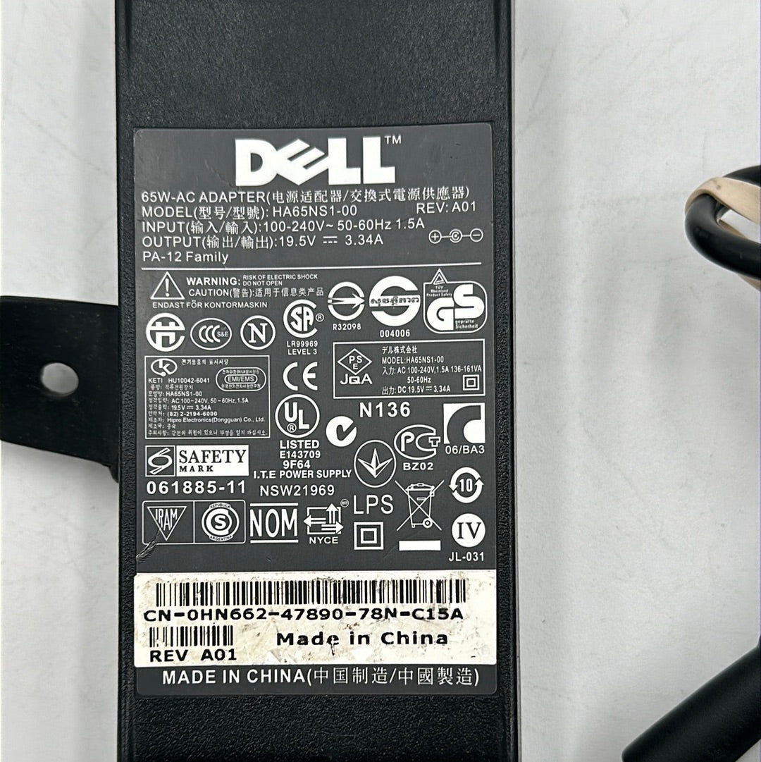 Genuine OEM Dell HA65SN1-00 Laptop Charger AC Adapter Power Supply PA-12 65W