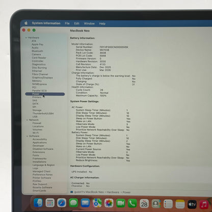 2026 Apple MacBook Neo 13" A18 Pro 5C GPU 4.0GHz 8GB RAM 512GB SSD MHFG4LL/A