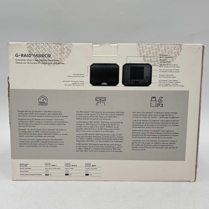 SanDisk 3.5" G-Raid Mirror 12TB USB-C HDD SDPHH2H-012T-0F