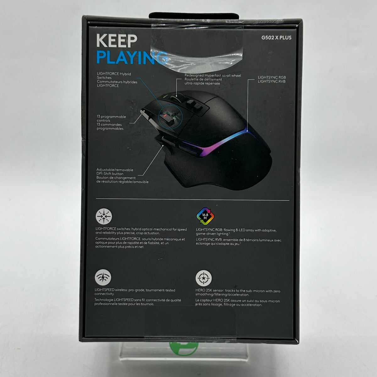 New Logitech G502 X 910-006160 Wireless Mouse Black