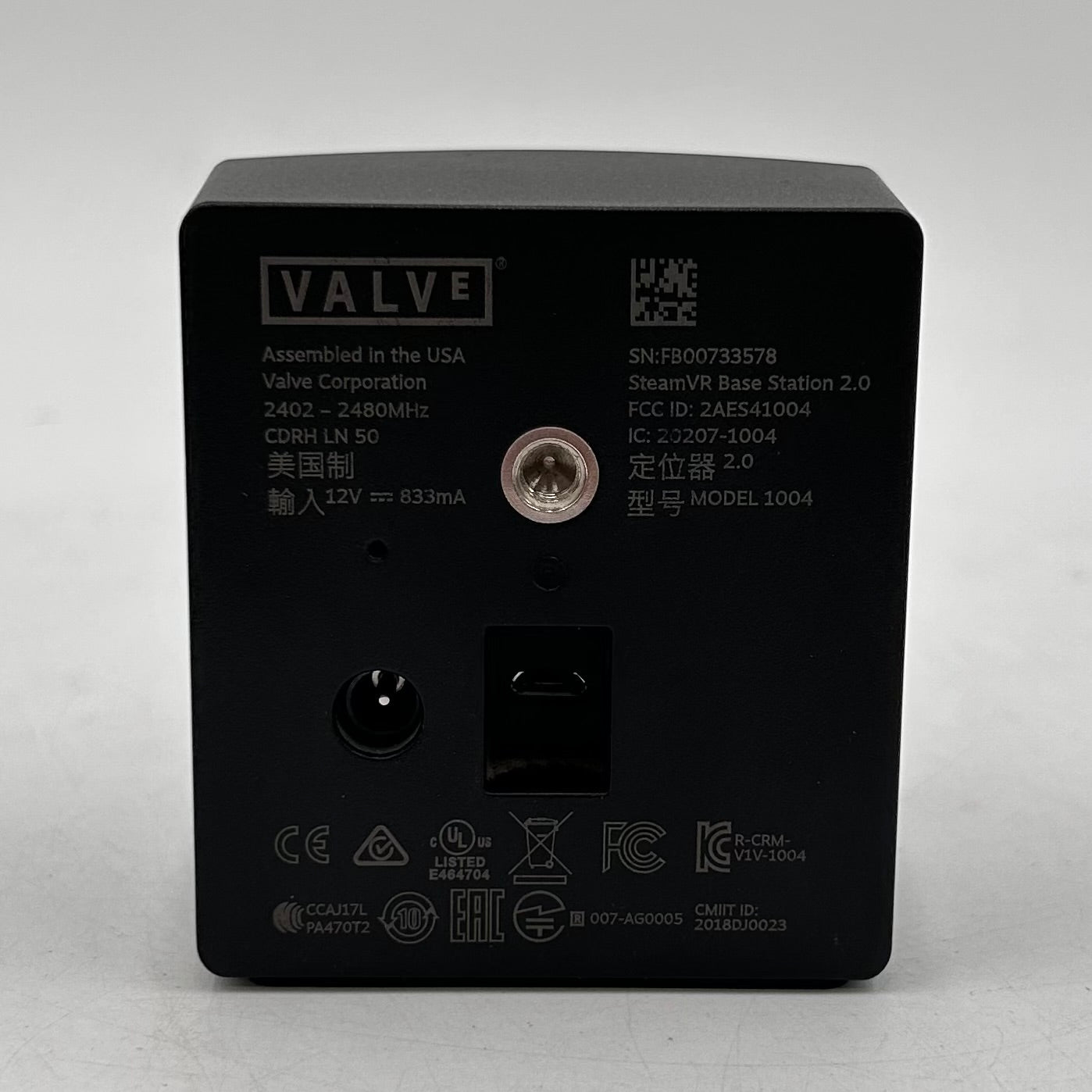Valve Base Station 2.0 Black 1004