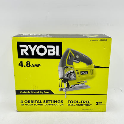 New Ryobi JS481LG 4.8 Amp Variable Speed Jig Saws