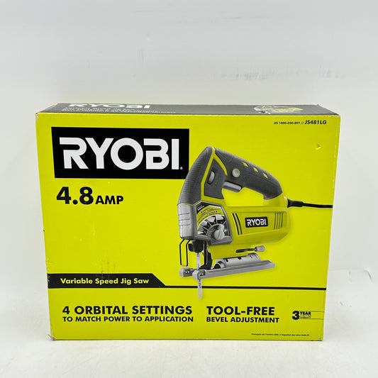 New Ryobi JS481LG 4.8 Amp Variable Speed Jig Saws
