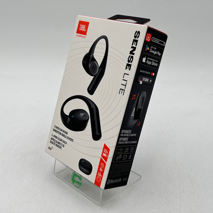 New JBL Sense Lite Open Ear True Wireless Earbuds Black JBLSENSELITEBLKAM