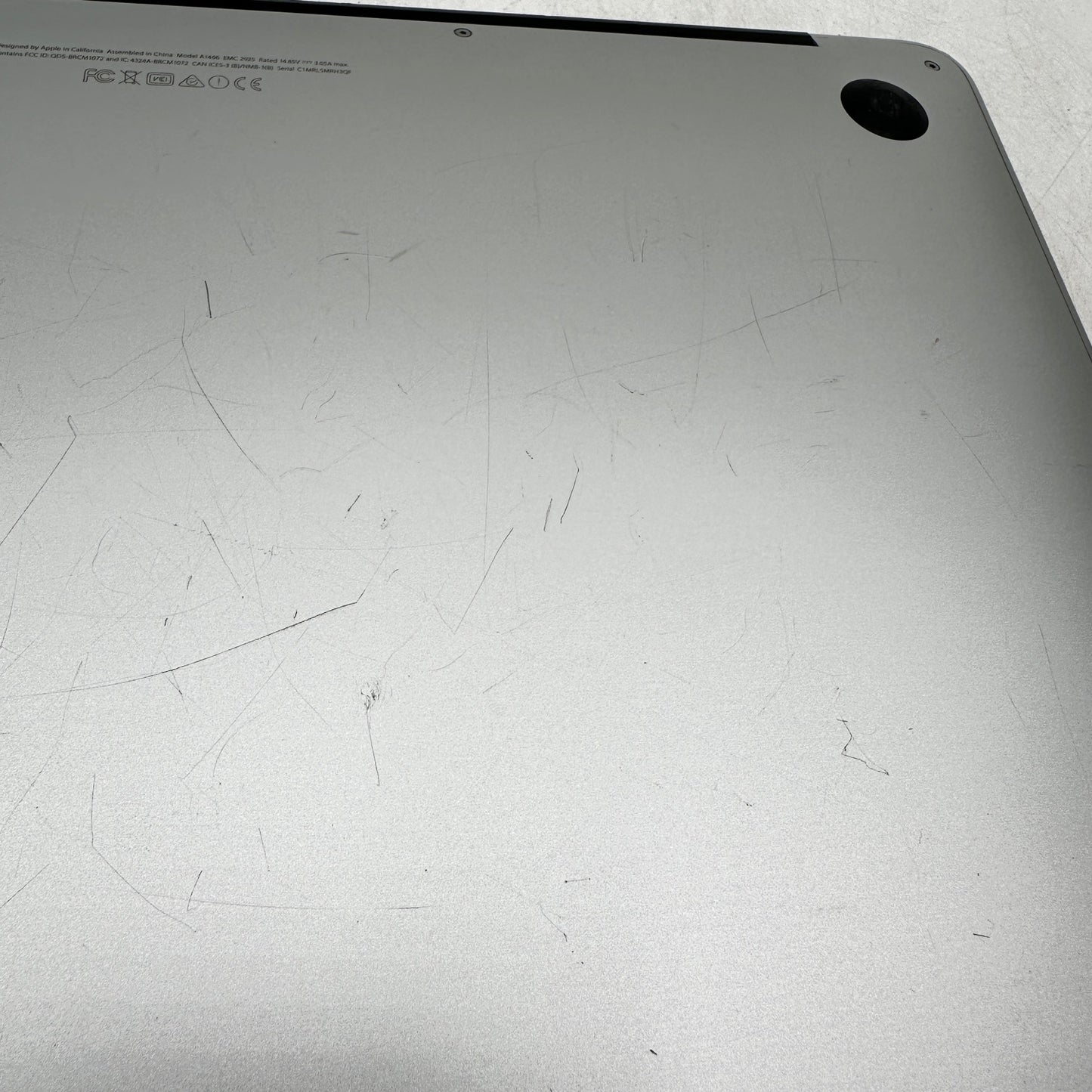 2015 Apple MacBook Air 13.3" i5 1.6GHz 8GB RAM 256GB SSD Silver A1466 READ