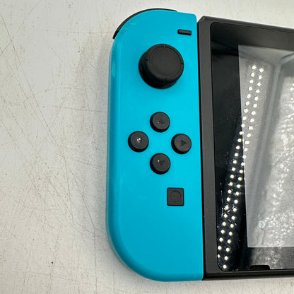 Nintendo Switch v2 HAC-001(-01) Red/Blue Video Game Console Bundle