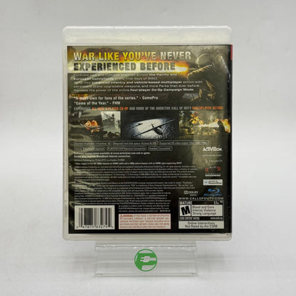 Call Of Duty: World At War (Sony PlayStation 3 PS3, 2008)