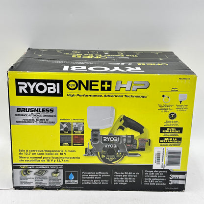 New Ryobi PBLHTS01B 18V 18V Brushless 5" Handheld Tile/Masonry Saw