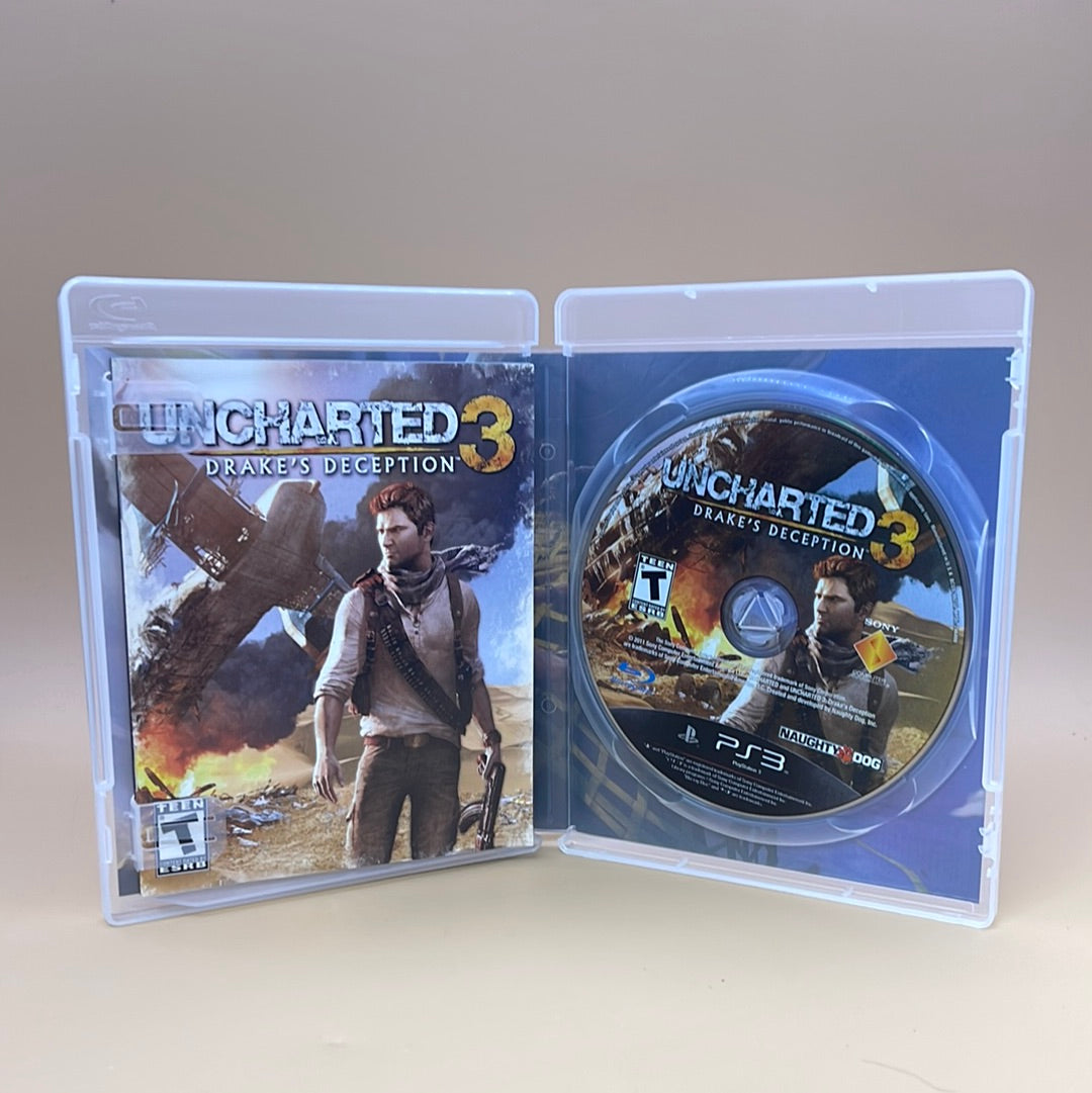 Uncharted 3: Drake's Deception  (Sony PlayStation 3 PS3,  2011)