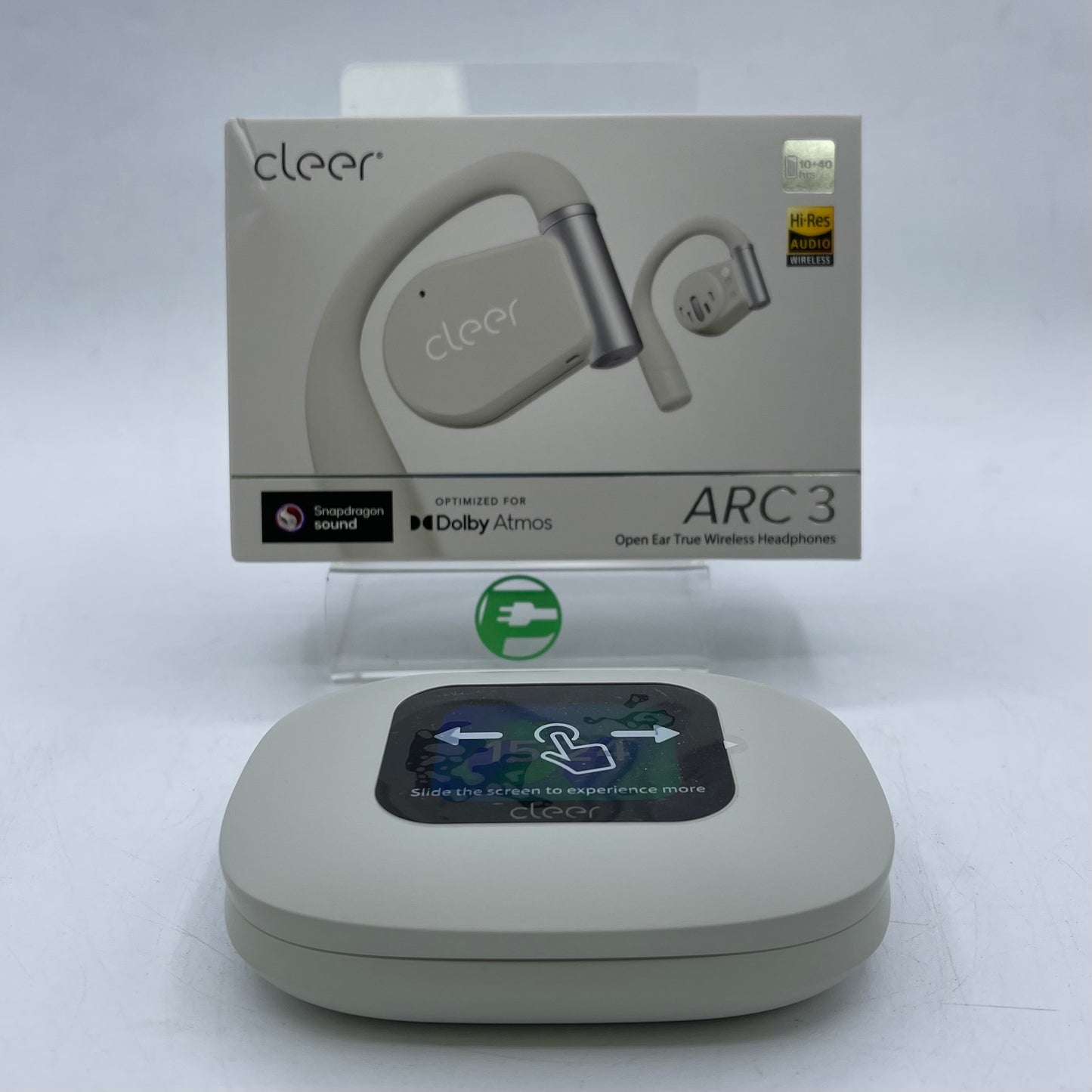 Cleer Arc 3 Open Ear True Wireless Heaphones Light Gray