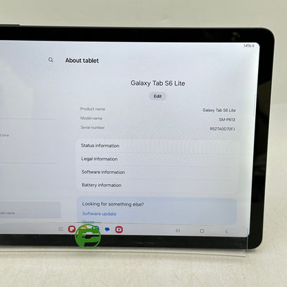 WiFi Only Samsung Galaxy Tab S6 Lite 10.4" 64GB Oxford Gray Android Tablet