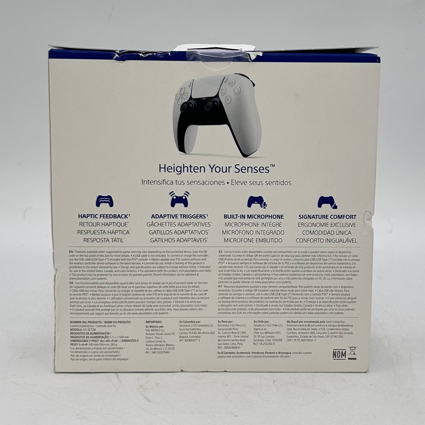 New Sony PlayStation 5 PS5 DualSense Wireless Controller White CFI-ZCT2W