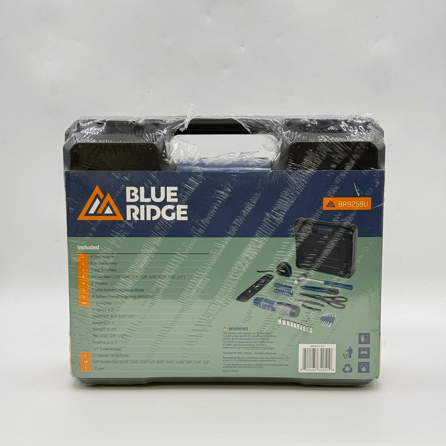 New Blue Ridge 47 pcs Household Project Kit BR9259U