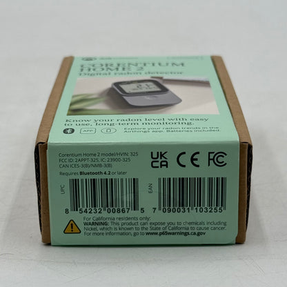 New Airthings Corentium Home 2 Digital Radon Detector 325