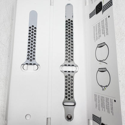 Factory Unlocked Apple Watch Nike Series 7 45MM Starlight Aluminum + Extras READ
