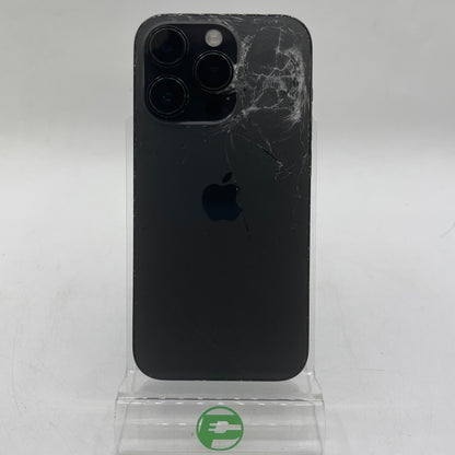 Broken Unlocked Apple iPhone 14 Pro 128GB MPXT3LL/A Back Cracked