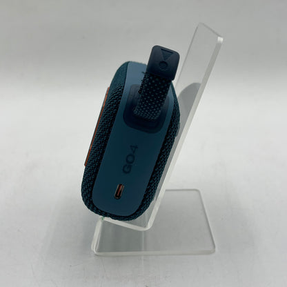 JBL Go 4 Portable Waterproof Bluetooth Speaker Blue JBLGO4D