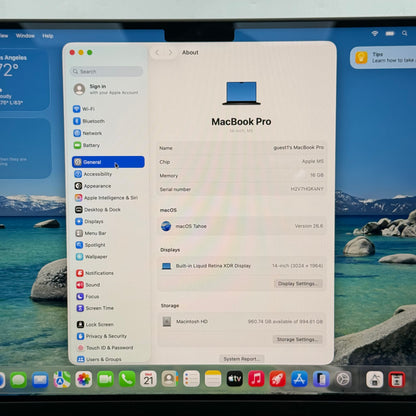 2025 Apple MacBook Pro 14" M5 10C GPU 4.6GHz 16GB RAM 1TB SSD A3434